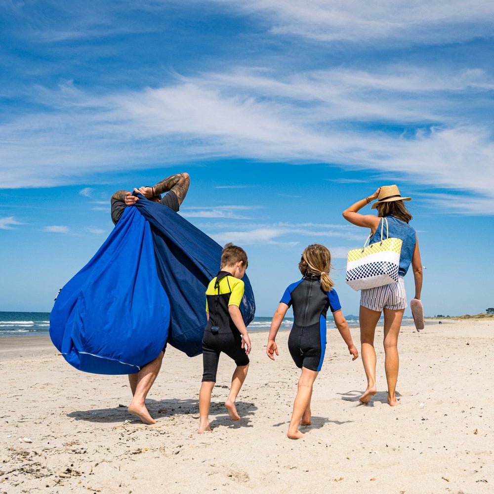 Sky blue bean online bag